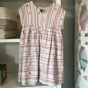 Pink Chicken embroidered dress